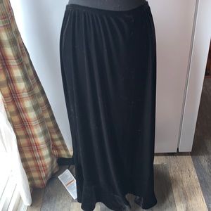 Faux velvet skirt size Xl